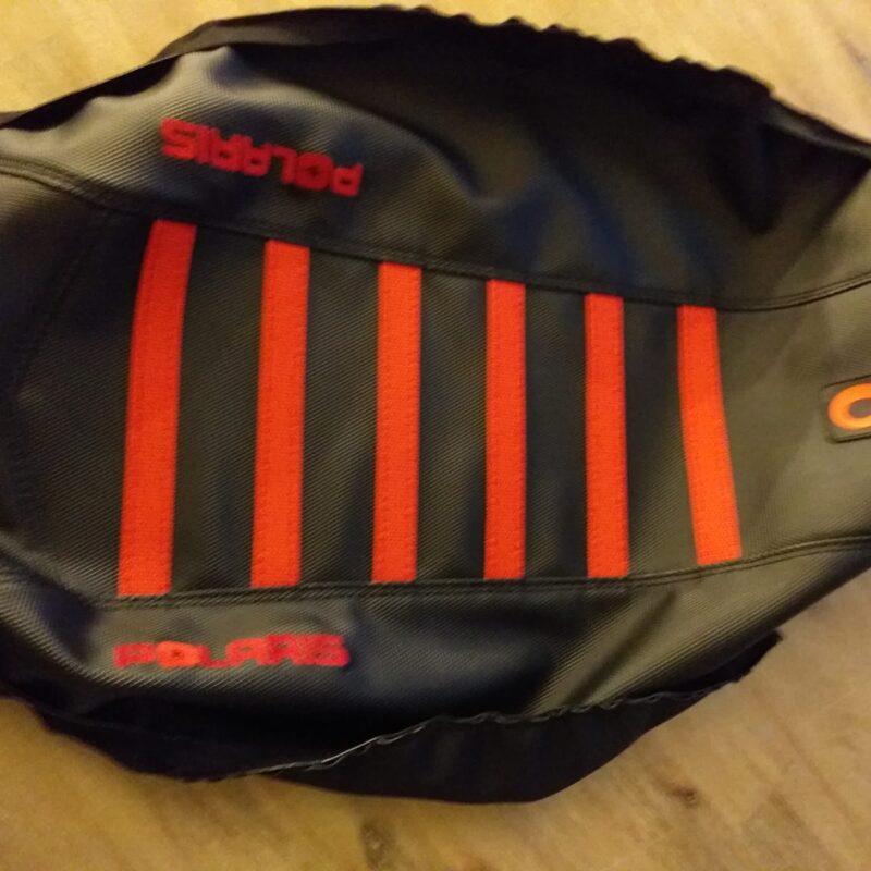 Polaris MK146-155 full size Black with red strips Polaris on sides
