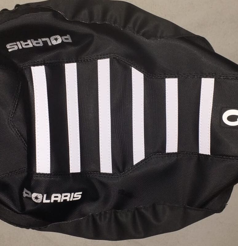 Polaris MK146-155 full size Black with white strips Polaris on sides